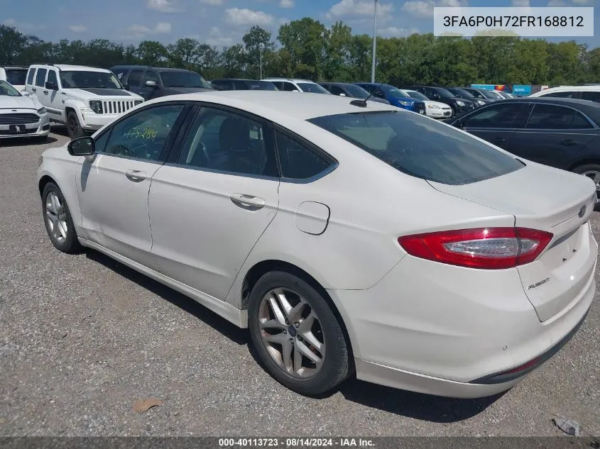 3FA6P0H72FR168812 2015 Ford Fusion Se