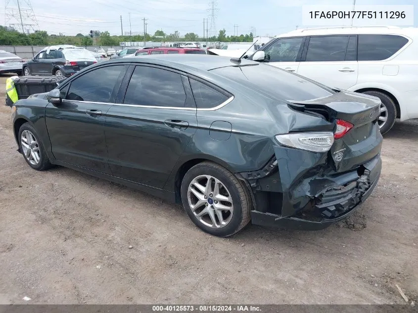 1FA6P0H77F5111296 2015 Ford Fusion Se