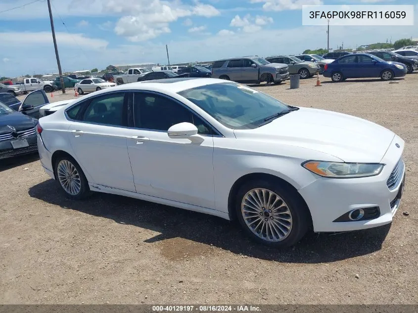 3FA6P0K98FR116059 2015 Ford Fusion Titanium