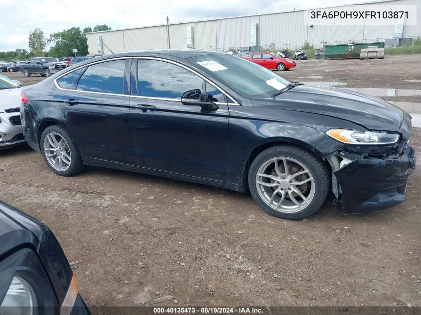 3FA6P0H9XFR103871 2015 Ford Fusion Se