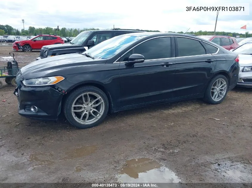 3FA6P0H9XFR103871 2015 Ford Fusion Se