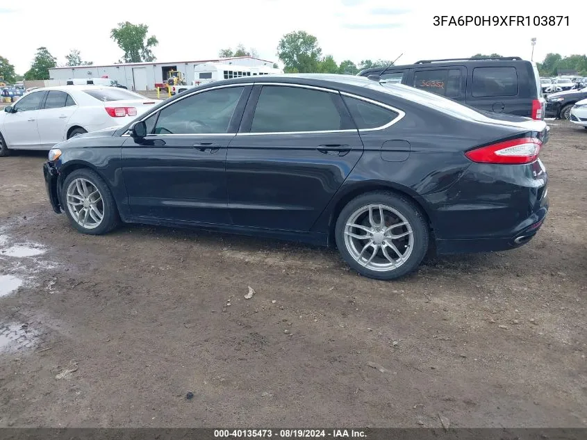 3FA6P0H9XFR103871 2015 Ford Fusion Se