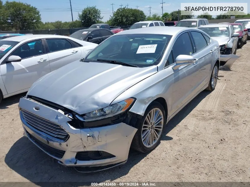 3FA6P0HD1FR278790 2015 Ford Fusion Se