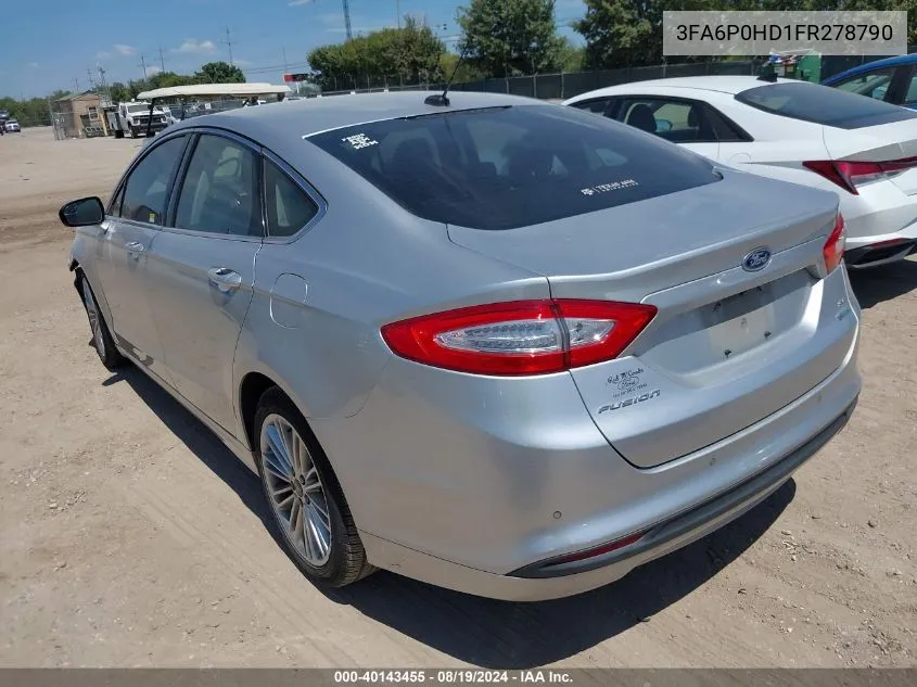 3FA6P0HD1FR278790 2015 Ford Fusion Se