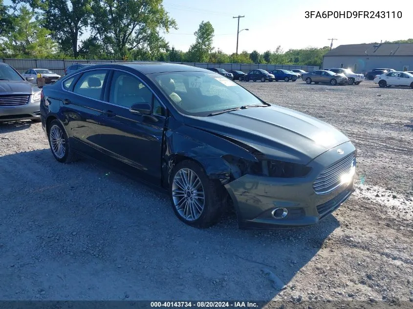 3FA6P0HD9FR243110 2015 Ford Fusion Se