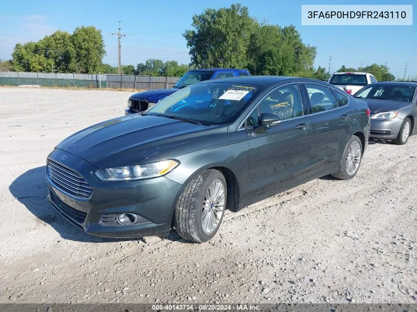 3FA6P0HD9FR243110 2015 Ford Fusion Se