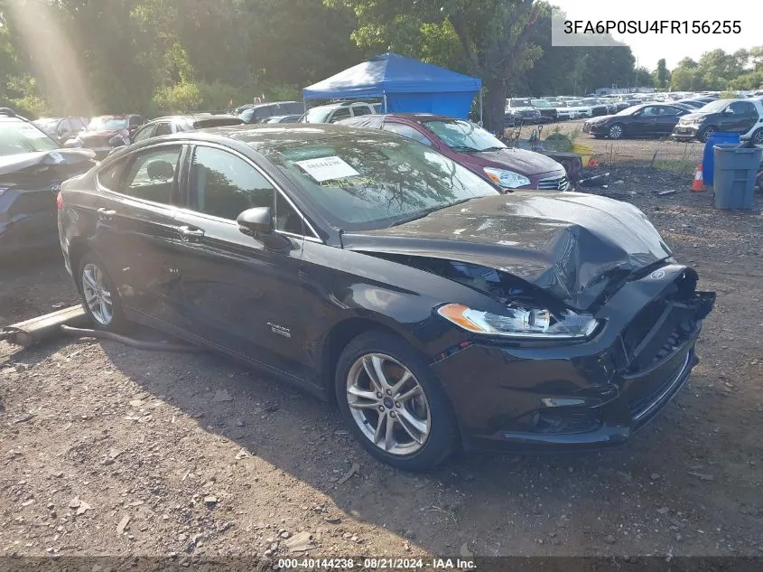 2015 Ford Fusion Energi Titanium Phev VIN: 3FA6P0SU4FR156255 Lot: 40144238