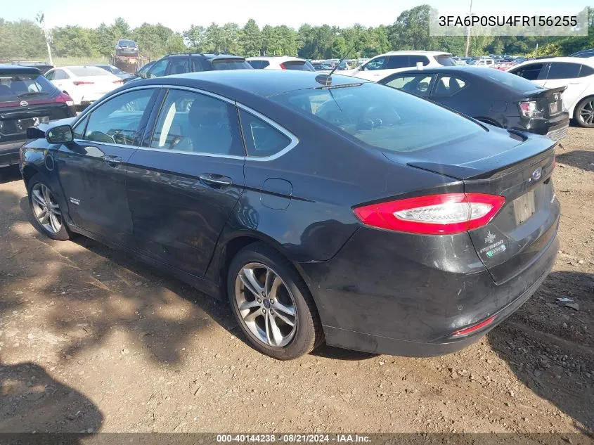 3FA6P0SU4FR156255 2015 Ford Fusion Energi Titanium Phev