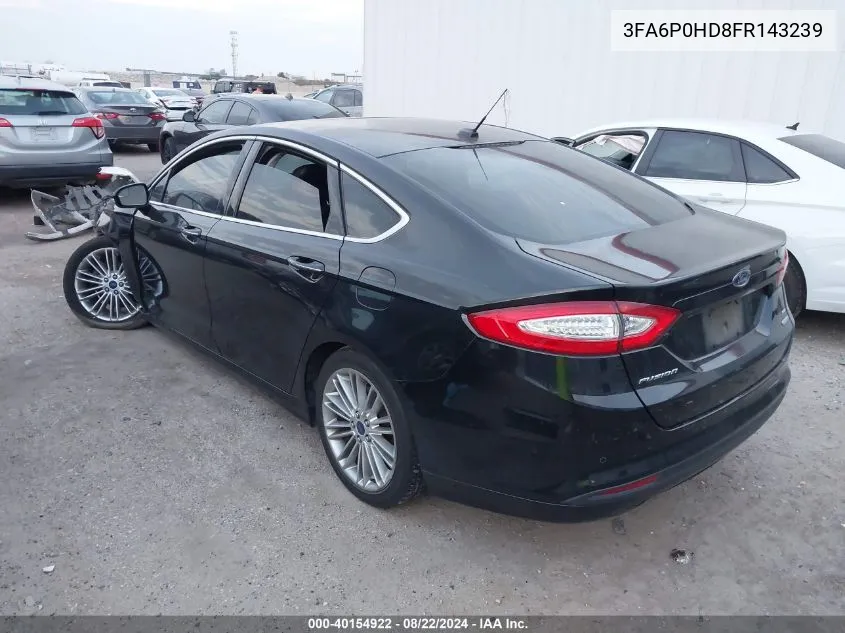 3FA6P0HD8FR143239 2015 Ford Fusion Se