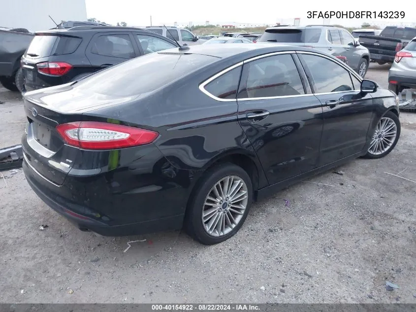 3FA6P0HD8FR143239 2015 Ford Fusion Se