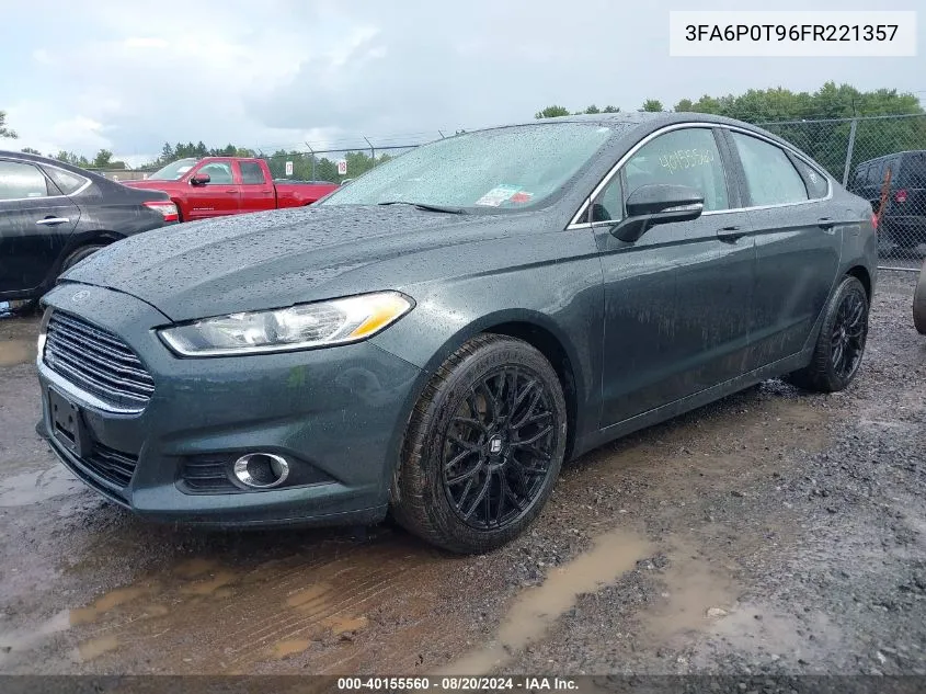 3FA6P0T96FR221357 2015 Ford Fusion Se