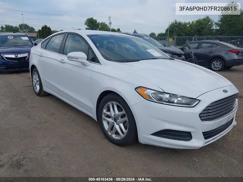 3FA6P0HD7FR208615 2015 Ford Fusion Se