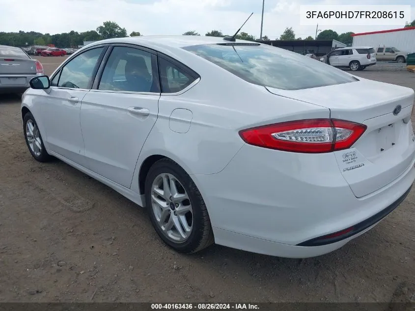 3FA6P0HD7FR208615 2015 Ford Fusion Se