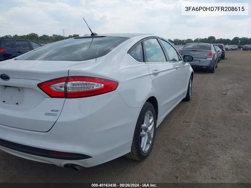 3FA6P0HD7FR208615 2015 Ford Fusion Se