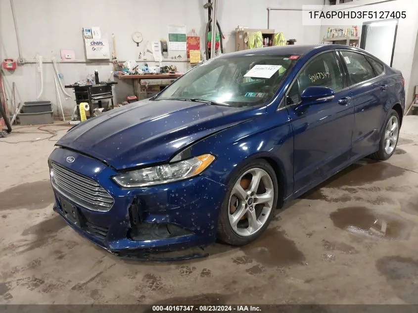 1FA6P0HD3F5127405 2015 Ford Fusion Se