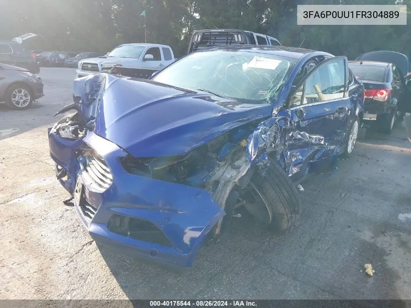 3FA6P0UU1FR304889 2015 Ford Fusion Hybrid S