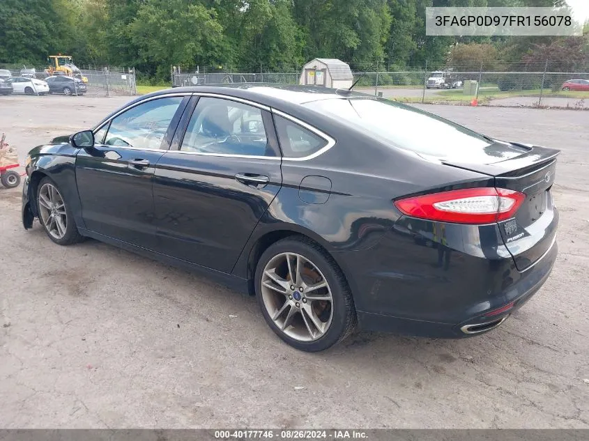 3FA6P0D97FR156078 2015 Ford Fusion Titanium