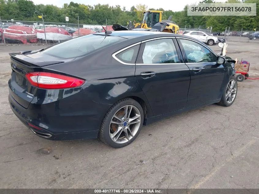 3FA6P0D97FR156078 2015 Ford Fusion Titanium