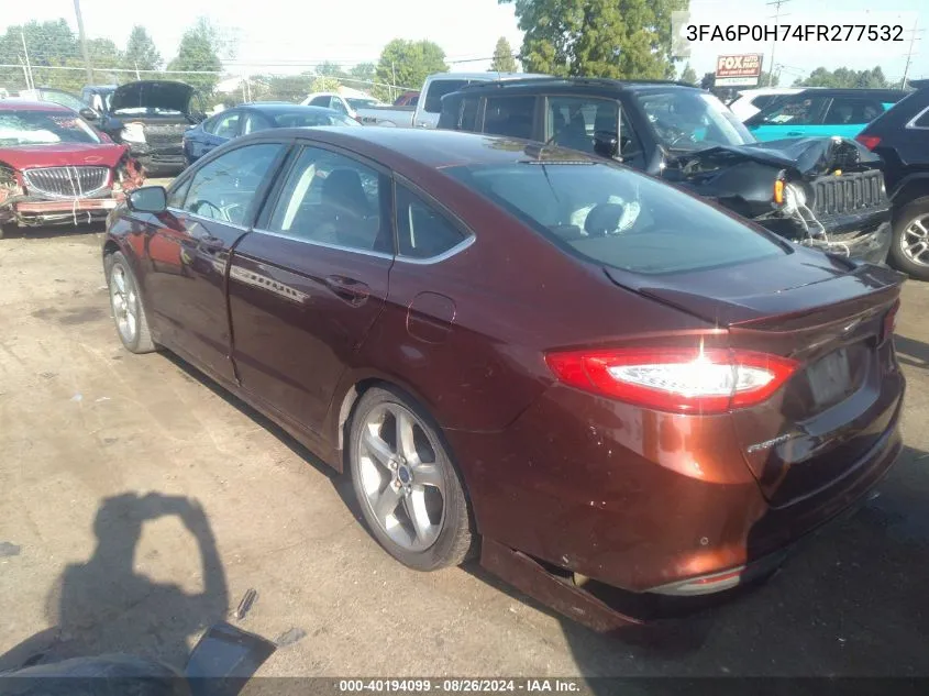 3FA6P0H74FR277532 2015 Ford Fusion Se