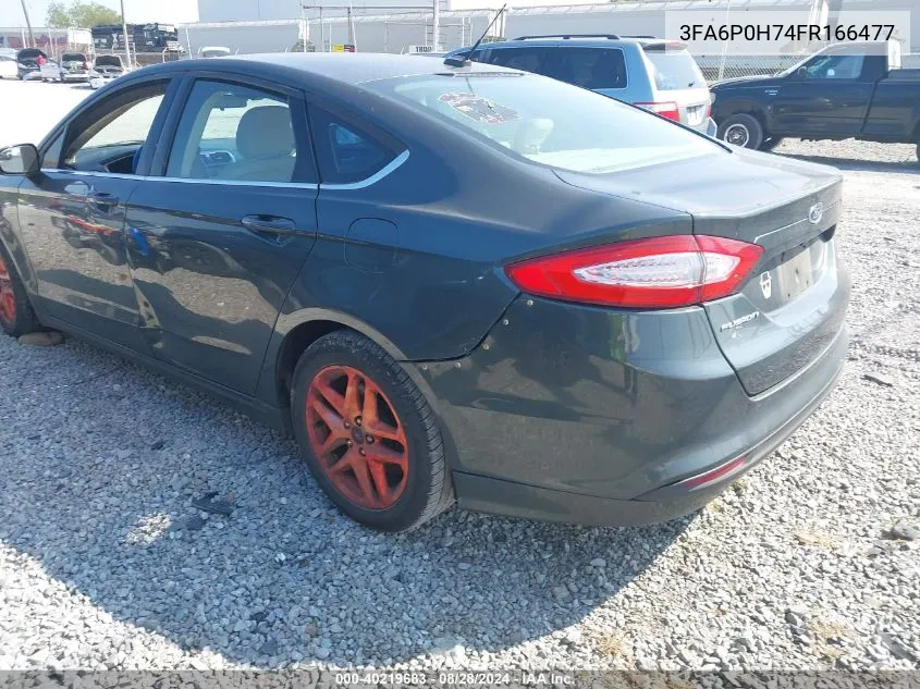 3FA6P0H74FR166477 2015 Ford Fusion Se