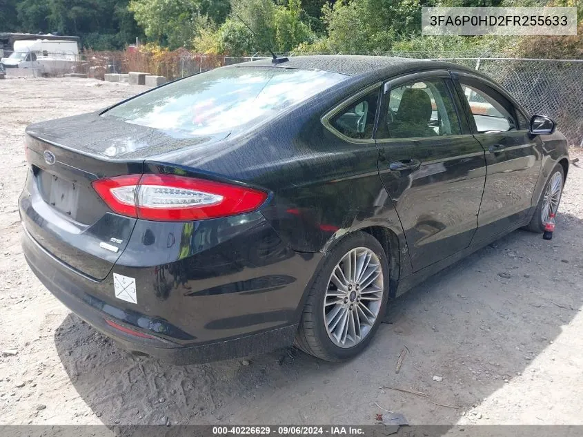 3FA6P0HD2FR255633 2015 Ford Fusion Se