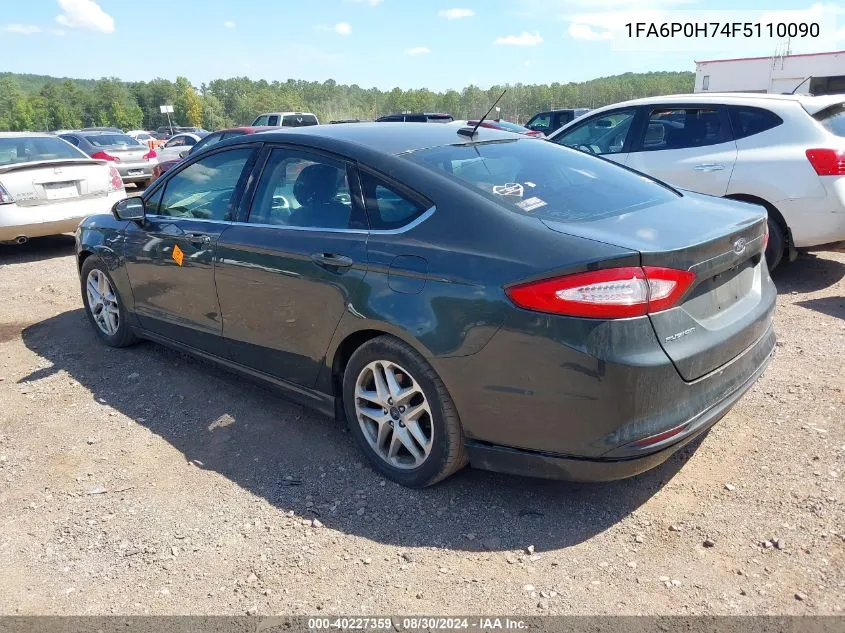 1FA6P0H74F5110090 2015 Ford Fusion Se