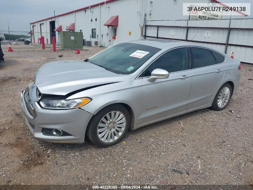 3FA6P0LU7FR249138 2015 Ford Fusion Hybrid Se