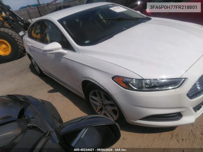 3FA6P0H77FR218801 2015 Ford Fusion Se