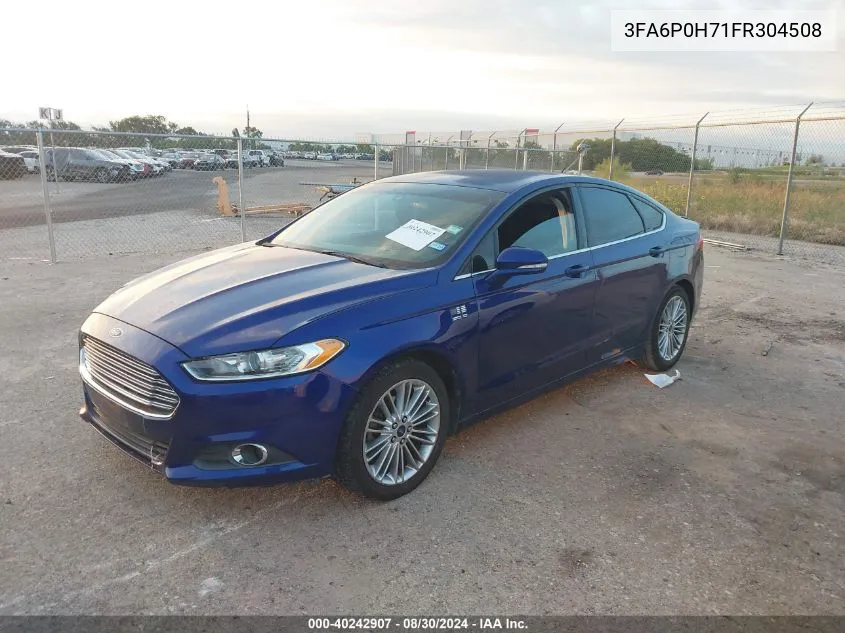 3FA6P0H71FR304508 2015 Ford Fusion Se