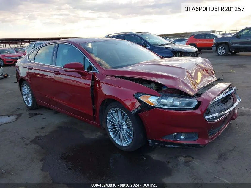 3FA6P0HD5FR201257 2015 Ford Fusion Se