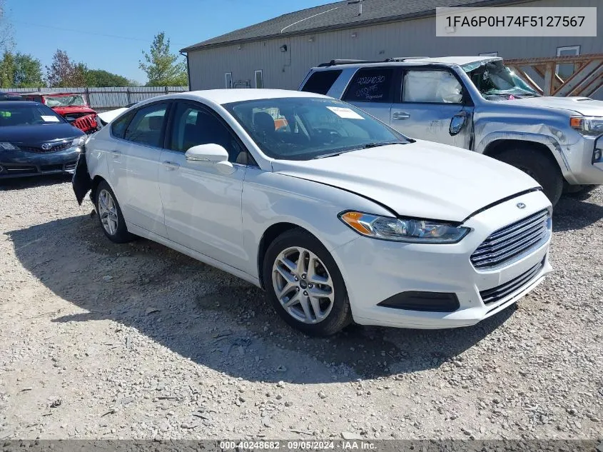 2015 Ford Fusion Se VIN: 1FA6P0H74F5127567 Lot: 40248682