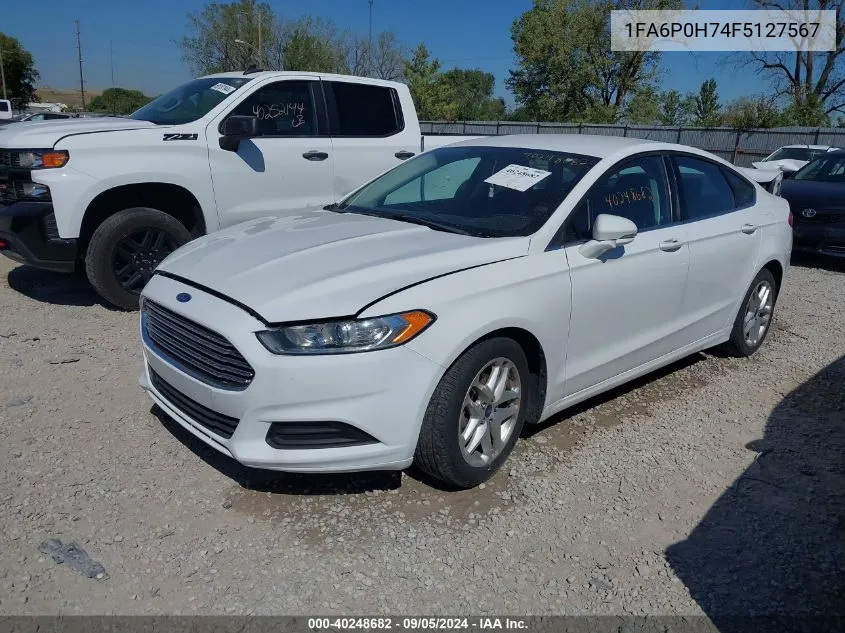 1FA6P0H74F5127567 2015 Ford Fusion Se