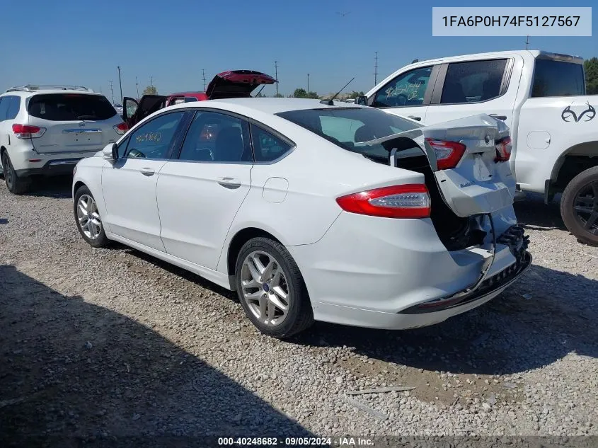 1FA6P0H74F5127567 2015 Ford Fusion Se