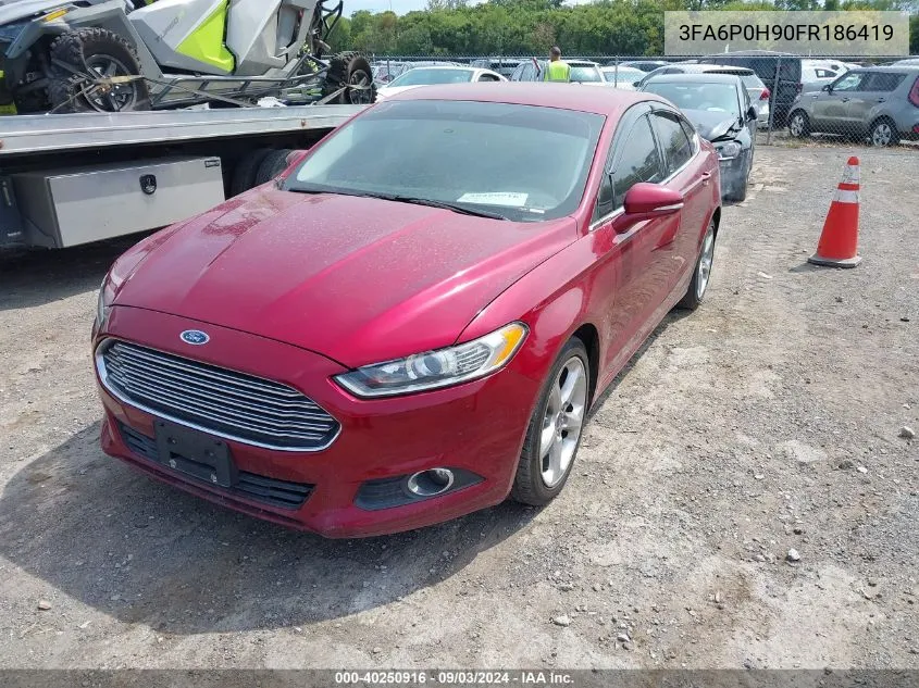 3FA6P0H90FR186419 2015 Ford Fusion Se