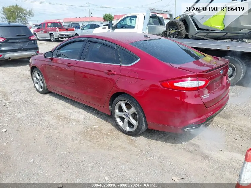 3FA6P0H90FR186419 2015 Ford Fusion Se