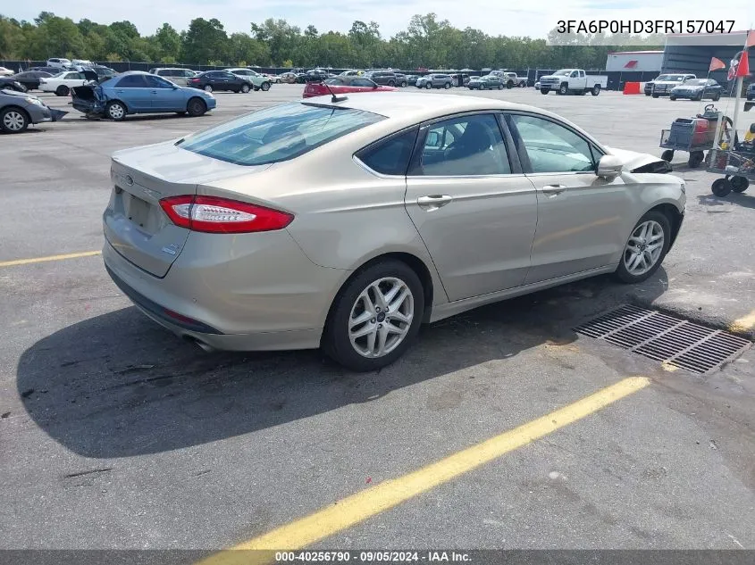 3FA6P0HD3FR157047 2015 Ford Fusion Se