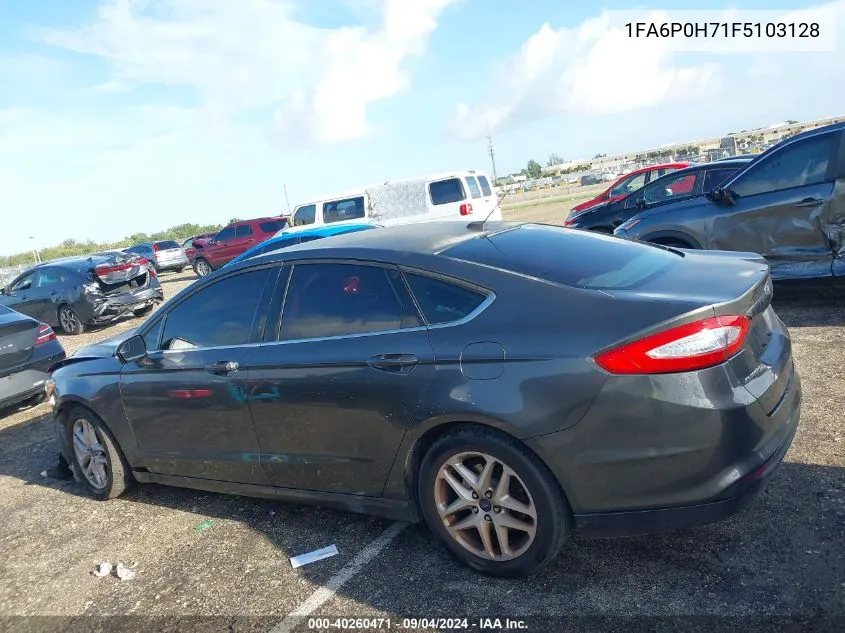 1FA6P0H71F5103128 2015 Ford Fusion Se