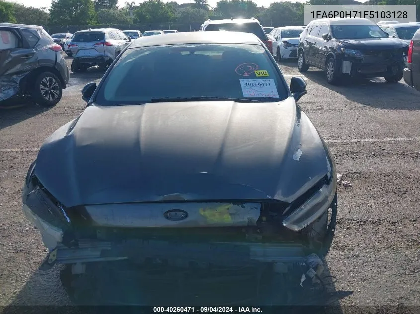 1FA6P0H71F5103128 2015 Ford Fusion Se