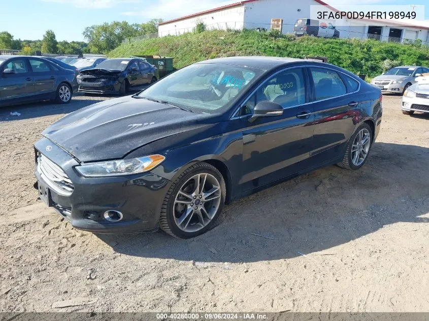 3FA6P0D94FR198949 2015 Ford Fusion Titanium