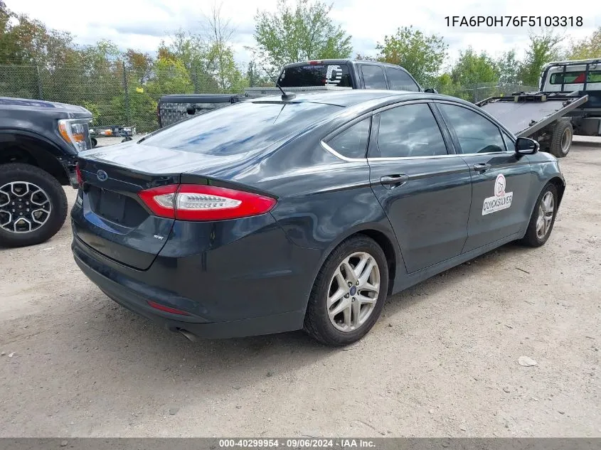 1FA6P0H76F5103318 2015 Ford Fusion Se