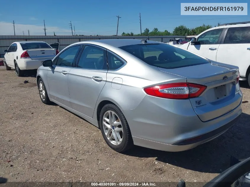 3FA6P0HD6FR161979 2015 Ford Fusion Se