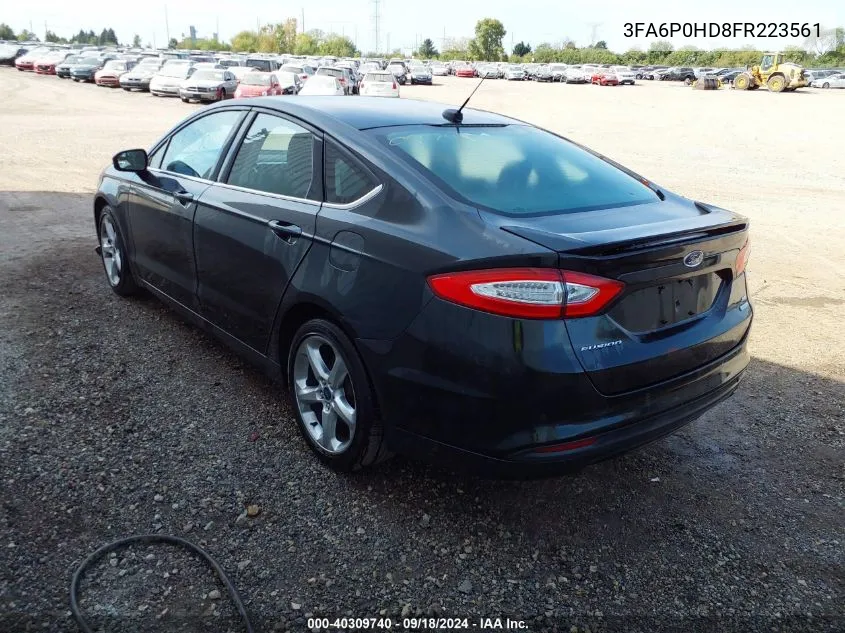 3FA6P0HD8FR223561 2015 Ford Fusion Se