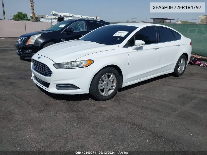 3FA6P0H72FR184797 2015 Ford Fusion Se