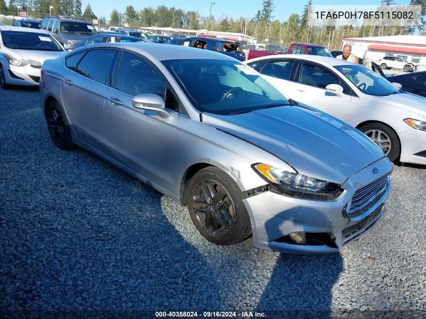 2015 Ford Fusion Se VIN: 1FA6P0H78F5115082 Lot: 40358024