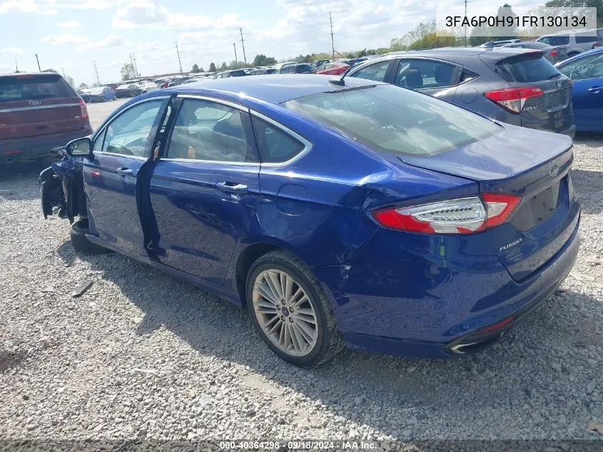 3FA6P0H91FR130134 2015 Ford Fusion Se