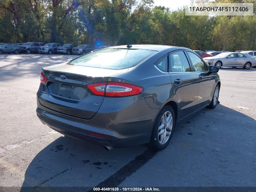 1FA6P0H74F5112406 2015 Ford Fusion Se