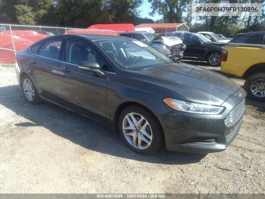 2015 Ford Fusion Se VIN: 3FA6P0H79FR130896 Lot: 40518890