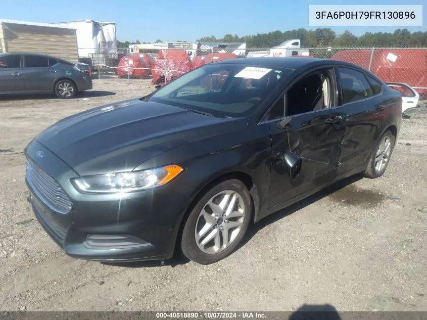 2015 Ford Fusion Se VIN: 3FA6P0H79FR130896 Lot: 40518890