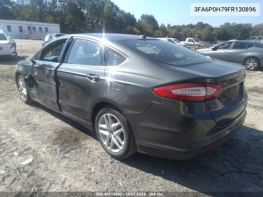 2015 Ford Fusion Se VIN: 3FA6P0H79FR130896 Lot: 40518890