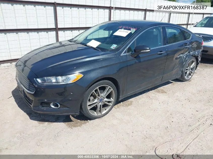 3FA6P0K9XFR168387 2015 Ford Fusion Titanium